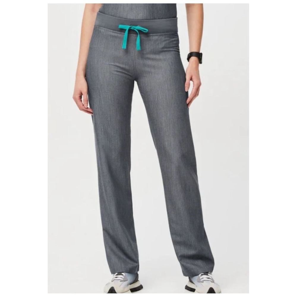 FIGS Livingston Technical Collection Scrub Pants Women's XS Graphite Gray